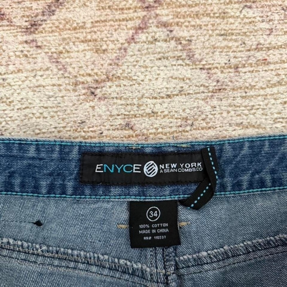 Vintage Y2K Encyce Denim Baggy Blue Jorts Shorts Mens Denim 32 Waist - Picture 4 of 7
